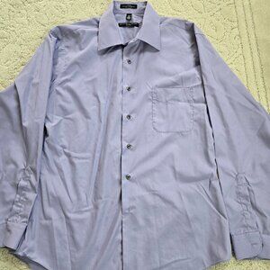 Geoffrey Beene Mens Fitted Shirt Sz LG, 16.5 NWOT
